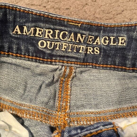 American Eagle Super Stretch Denim Shorts Size 2 - Picture 5 of 12